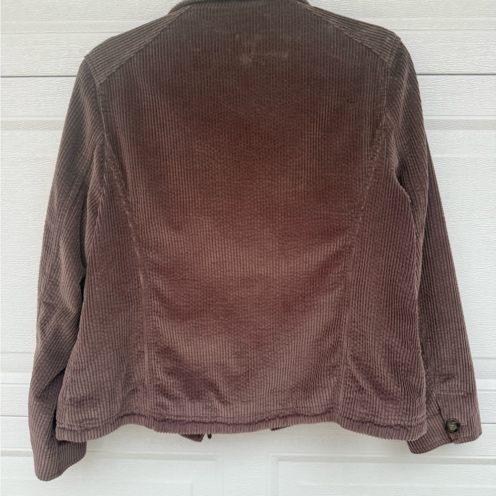 L.L. Bean Dark Brown Corduroy Utility Jacket - Picture 4 of 8